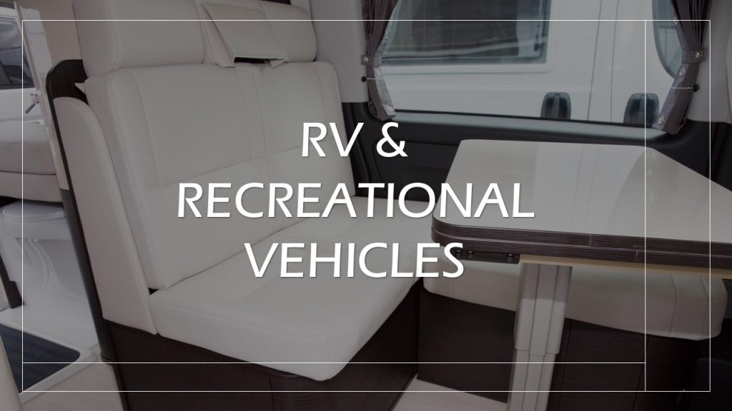 RV ad recreational vehicles upholstery